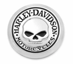 Harley Davidson FenderschĂźrzen Medaillons Willie G. Skull