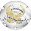 Harley Davidson Derby Deckel Live To Ride Gold