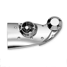 Harley Davidson Getriebeabdeckung Chrom