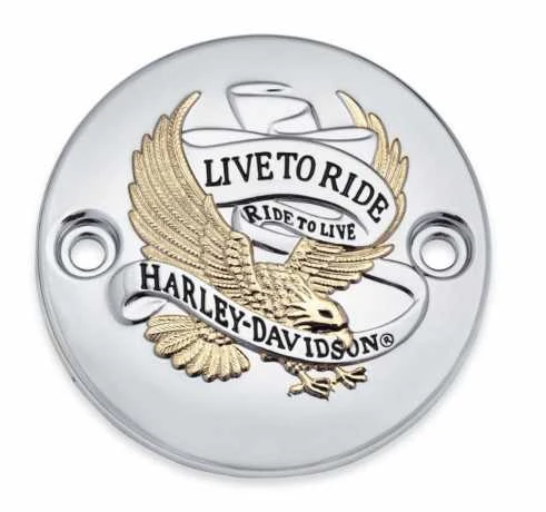 Harley Davidson Timer Deckel Live To Ride Gold