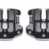 Harley Davidson Defiance Obere Rocker Abdeckungen, Schwarz Cut