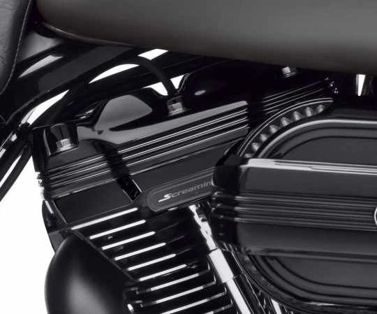 Harley Davidson Defiance Obere Rocker Abdeckungen, Schwarz - Image 2
