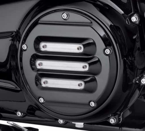 Harley Davidson Dominion Derby Deckel Schwarz Contrast Cut - Image 2