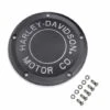 Harley Davidson H-D Motor Co. Derby Deckel Schwarz