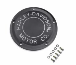Harley Davidson H-D Motor Co. Derby Deckel Schwarz