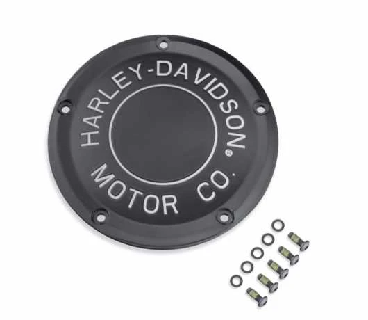 Harley Davidson H-D Motor Co. Derby Deckel Schwarz