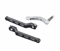 Harley Davidson Billet Style Fersen/ Zehen Schalthebel, Matt Schwarz