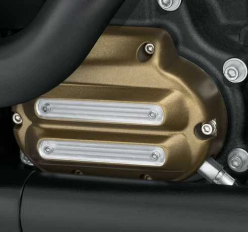 Harley Davidson Dominion Getriebe Side Cover Bronze Contrast Cut - Image 2