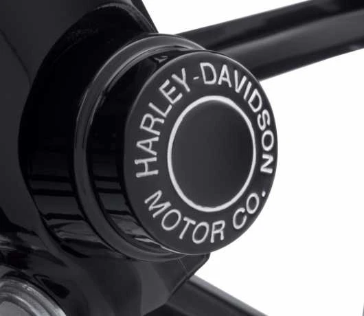 Harley Davidson H-D Motor Co. Achscover Vorne Schwarz - Image 2