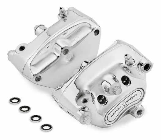 Harley Davidson Bremssattel-Kit Doppelscheibe Vorn, Chrom
