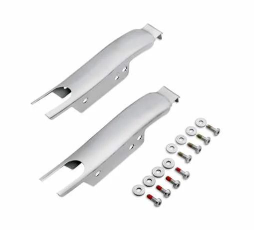Harley Davidson Satteltaschen-Blendenleisten Slotted Chrom