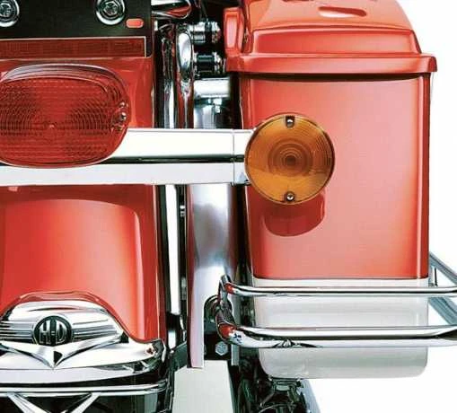 Harley Davidson Satteltaschen-Blendenleisten Slotted Chrom - Image 2