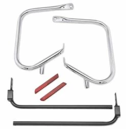 Harley Davidson Satteltaschen-Schutzbügel-Kit Hinten Chrom