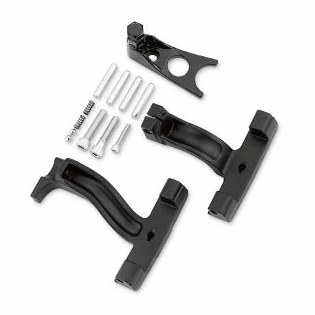 Harley Davidson Soziustrittbretthalter Schwarz