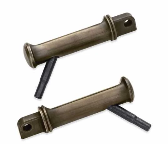 Harley Davidson Brass Fußrasten Mit Styled Verschleißstück