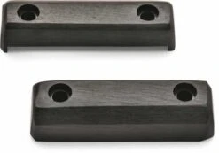 Harley Davidson Dominion Fußrasten Zierblende Schwarz Gebürstet