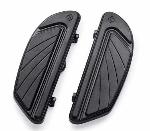 Harley Davidson Airflow Fahrer Trittbretter Schwarz