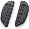 Harley Davidson Airflow Sozius Trittbretter Schwarz