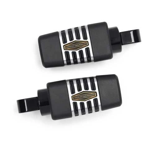 Harley Davidson Sozius Fußrasten 66 Collection Schwarz