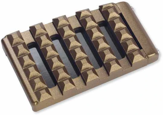 Harley Davidson Dominion Bremspedal Pad Groß Bronze