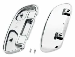 Harley Davidson Swept Wing Sozius Trittbrettwannen Glatt Chrom