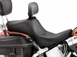 Harley Davidson Signature Sitz Mit FahrerrĂźckenlehne 16" Glatt