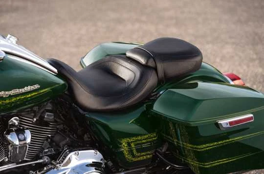 Harley Davidson Low-Profile Solo Sitz Vinyl Glatt 15" - Image 5