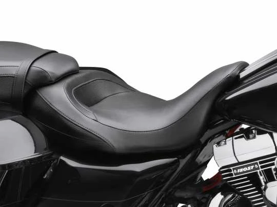 Harley Davidson Low-Profile Solo Sitz Vinyl Glatt 15" - Image 2