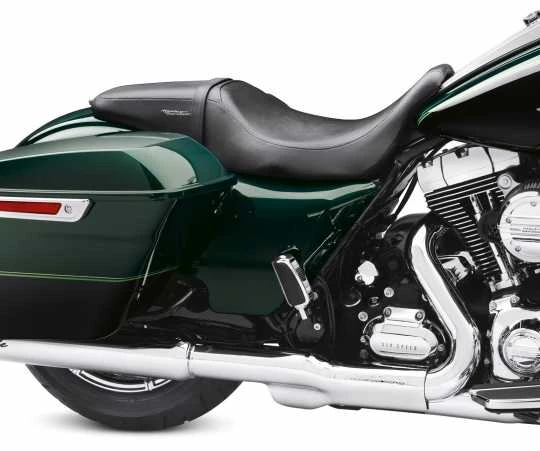 Harley Davidson Badlander Sitz 13" Leder Schwarz – Bild 2