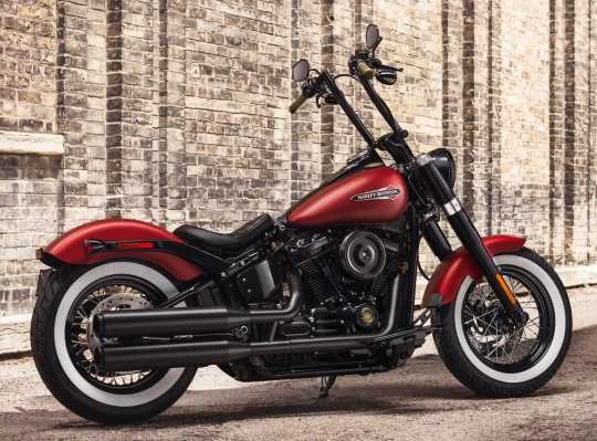 Harley Davidson Bobber Solo Sattel Tuck & Roll Schwarz - Image 3