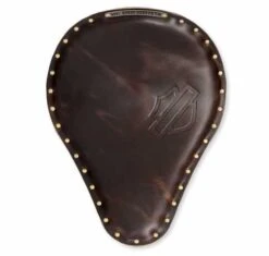 Harley Davidson Bobber Solo Sattel Leder Braun