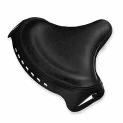 Harley Davidson Deluxe Leder Solo Federsattel Mit Nostalgic Einfassung