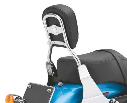 Harley Davidson Low Round Bar Sissy Bar Bügel Chrom - Image 2