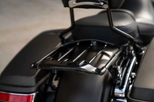 Harley Davidson Abnehmbarer Sissy Bar Bügel Standardhöhe Schwarz - Image 3