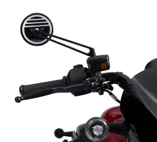 Harley Davidson Spiegel '66 Collection Rund Schwarz - Image 2