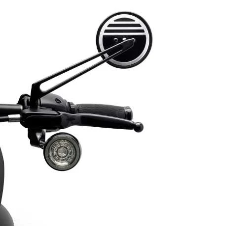 Harley Davidson Spiegel 66 Collection Rund Schwarz - Image 2