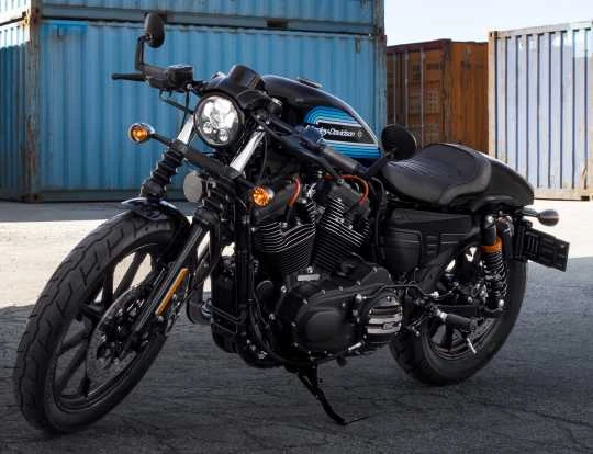 Harley Davidson Lenkergriffe Diamond Black 1" Für Lenkerendenspiegel - Image 4