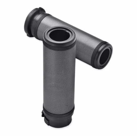 Harley Davidson Lenkergriffe Diamond Black 1" Für Lenkerendenspiegel