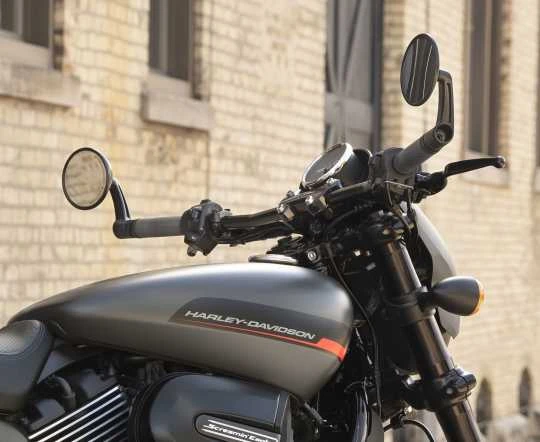 Harley Davidson Lenkergriffe Diamond Black 7/8" Für Lenkerendenspiegel - Image 3