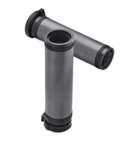 Harley Davidson Lenkergriffe Diamond Black 7/8" Für Lenkerendenspiegel