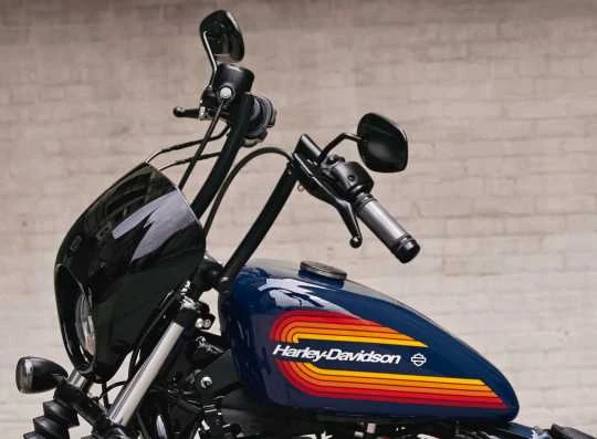 Harley Davidson Lenkergriffe Diamond Black - Image 3