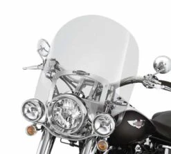 Harley Davidson Abnehmbare King-Size Nostalgic Windschutzscheibe 18" Leicht Getönt