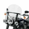Harley Davidson Abnehmbare King-Size Windschutzscheibe 18" Leicht Getönt & Schwarze Streben