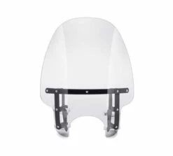 Harley Davidson Abnehmbare Kompakt-Windschutzscheibe 19" Klar & Schwarze Streben