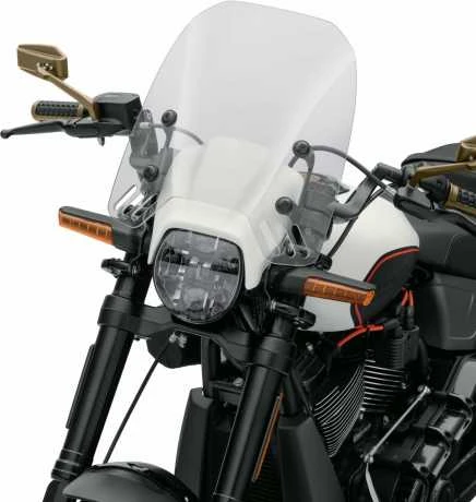 Harley Davidson Quick Release Compact Sport Windshield 16" Leicht Getönt, Mittelhoch - Image 2