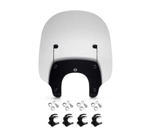 Harley Davidson Quick-Release Touring Windschild Klar/schwarz
