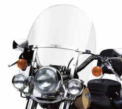 Harley Davidson Abnehmbare King-Size Windschutzscheibe 21" Klar & Polierten Streben