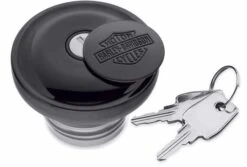 Harley Davidson Tankdeckel Bar & Shield Self-Locking Schwarz