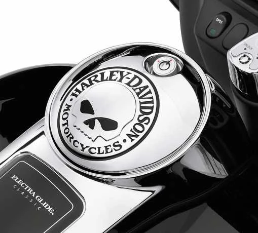 Harley Davidson Tankkonsolenklappe Willie G. Skull - Image 2