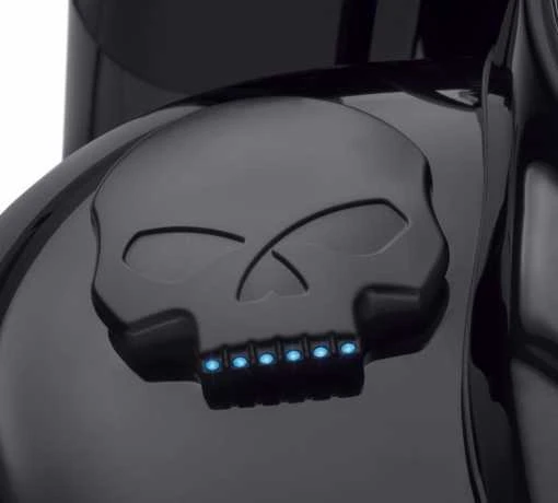 Harley Davidson Tankanzeige Willie G Skull LED Schwarz - Image 2